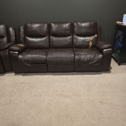 POWER Recylner Sofa Set 3+2+1 For FREE