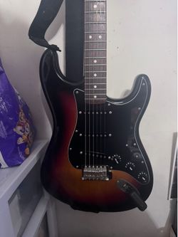 Squire Strat with Positive Grid Spark Neo