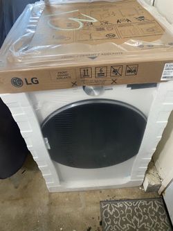 $600 BRAND NEW IN BOX $1,500 from Home Depot LG - 7.8 Cu. Ft. Stackable Smart Electric Dryer with Ventless Heat Pump Technology - White