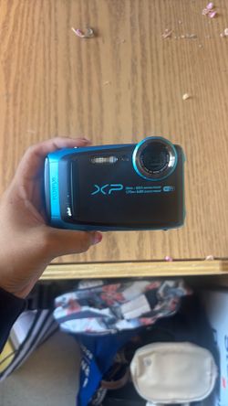 Price negotiable- FinePix XP70 Compact Digital BLUE WIFI Waterproof Camera