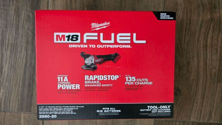 Brand New Milwaukee M18 Angle Grinder