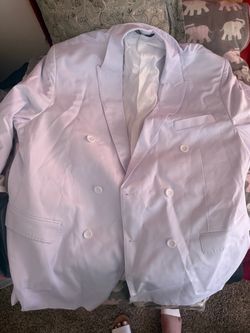 Men white xl suit