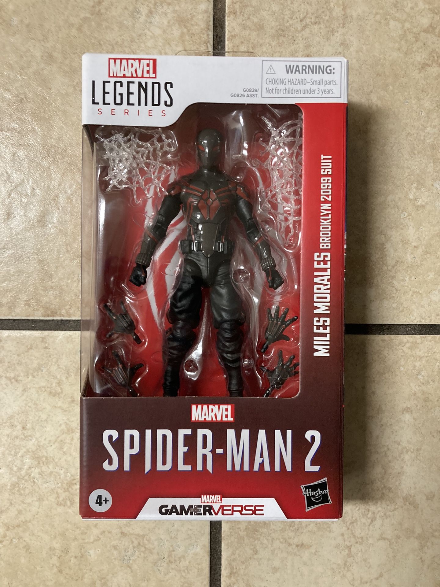 Marvel Legends Spider-Man 2 Gamerverse Miles Morales Brooklyn 2099 Suit Figure Spiderman