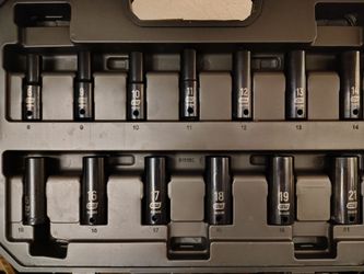 44pc Gearwrench 3/8 impact socket set