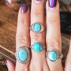Larimar Rings