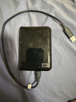 WD Portable External Hard Drive with USB Cable 256 gig