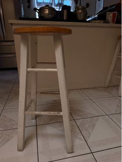 Wood barstool
