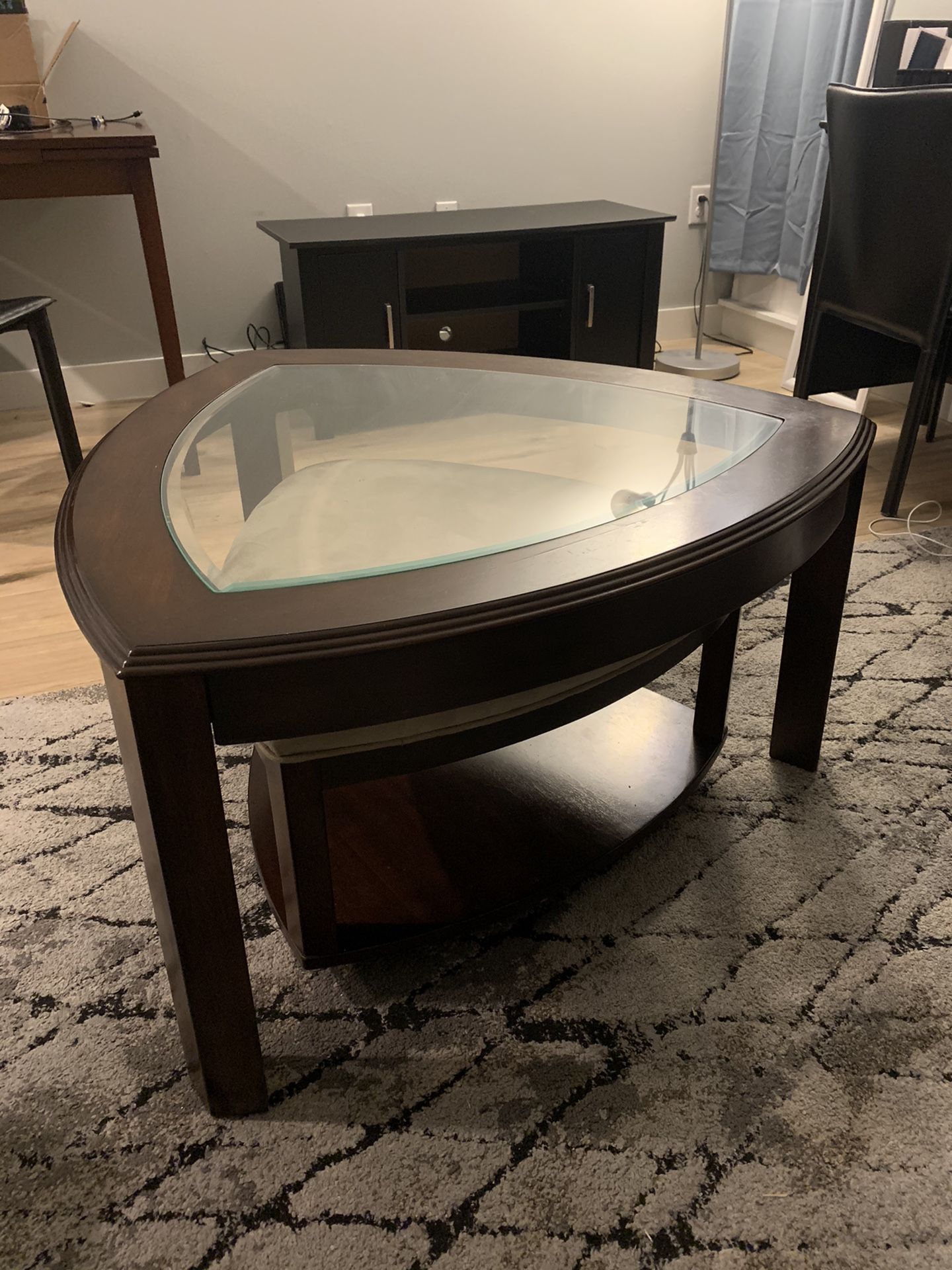 Coffee Table with Ottoman