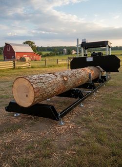 Portable Kohler 9.5HP Gas Powered Sawmill Band Saw Live Edge Furniture