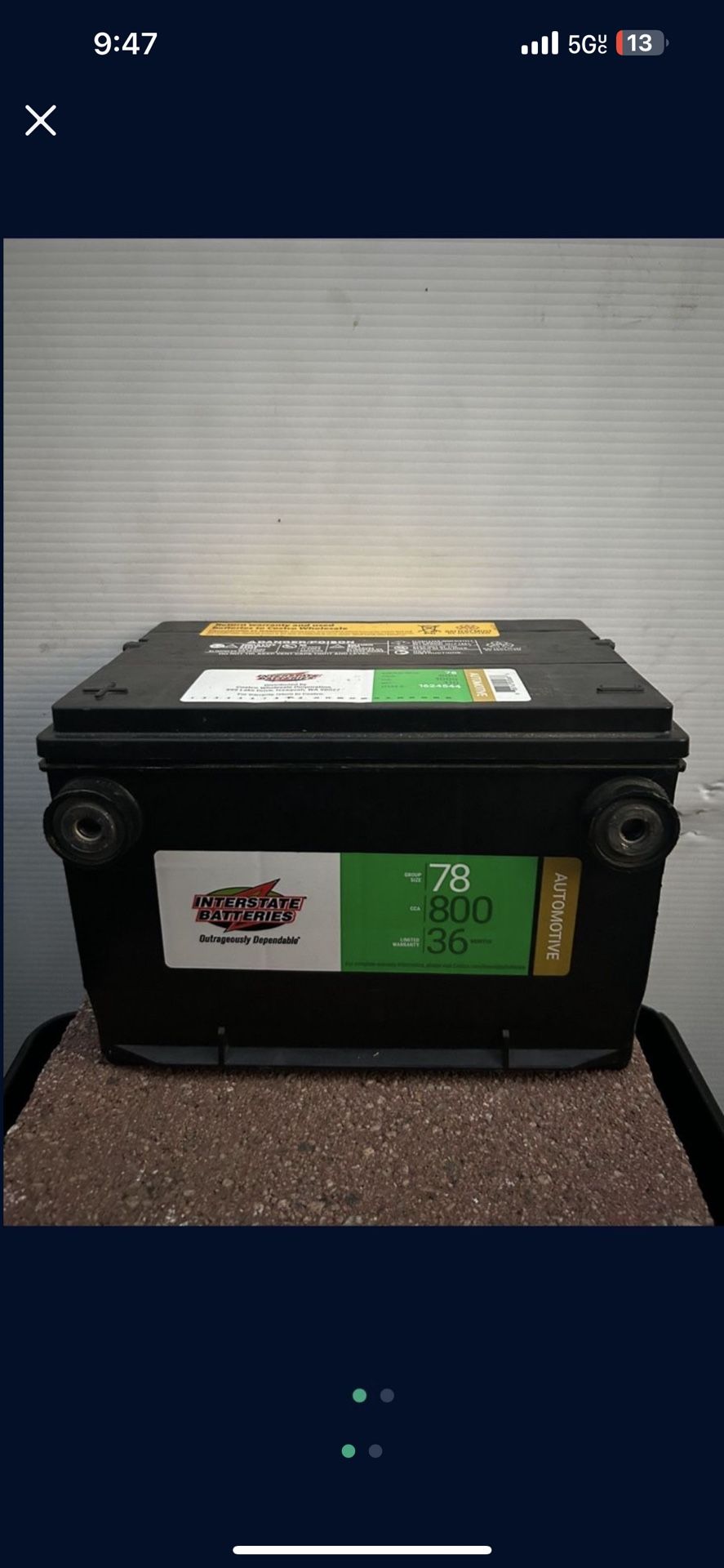 Chevy Truck Car Battery Size 78 $80 With Your Old Battery