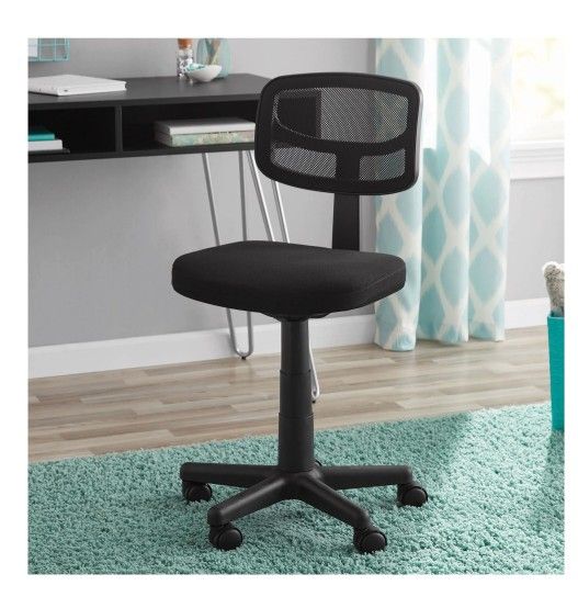 Mainstays Mesh Task Chair w/Plush Padded Seat - Black