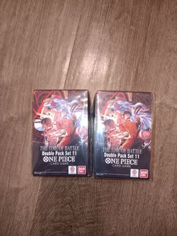One Piece Double Pack Set Vol. 11 - The Time of Battle (OP16) 2 available