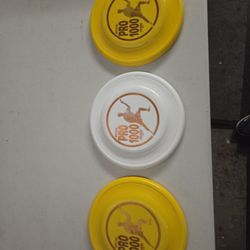 3 Vintage 1975 Pro 1000 Whamo Frisbee Mint