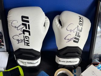 Colby Covington Signed UFC Gym Boxing Gloves - Autographed Pair