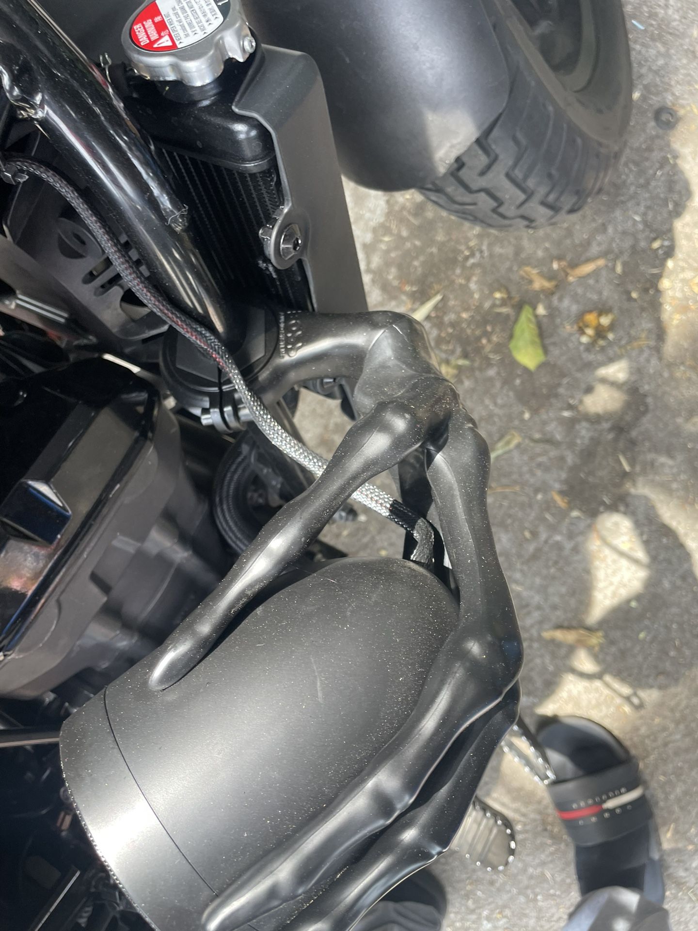 Boss Skeleton Hand Motorcycle Speakers