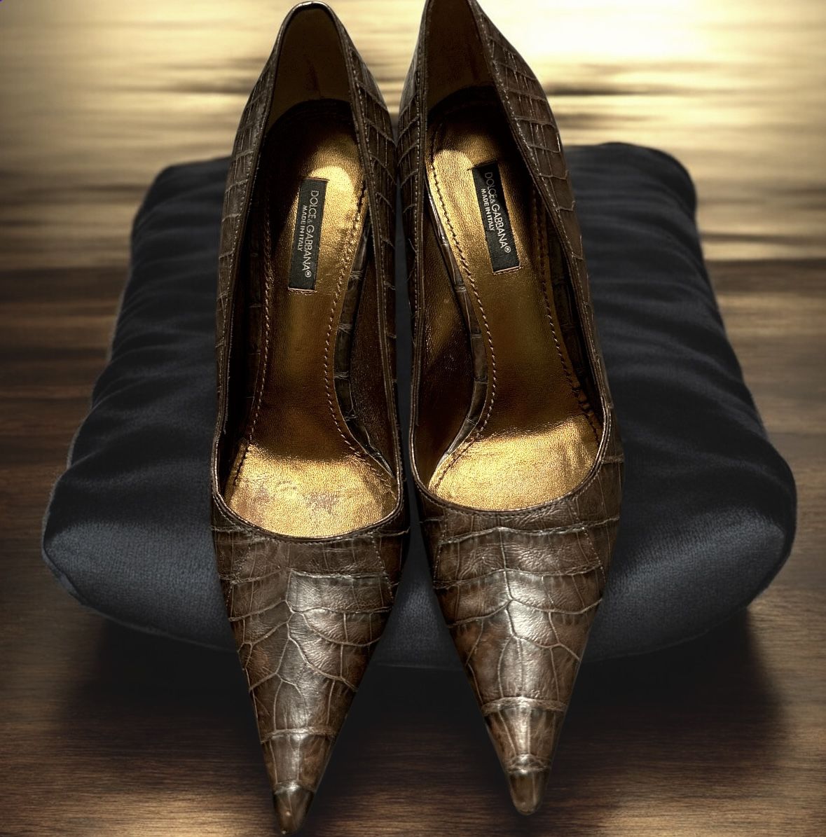 Dolce & Gabbana Leather Heels