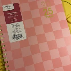 $2 Planner! 2025 Pink Planner ( Mead Brand )