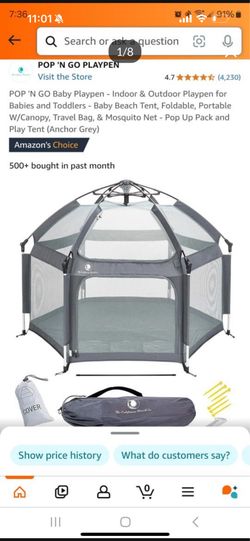 Pop and go play pen