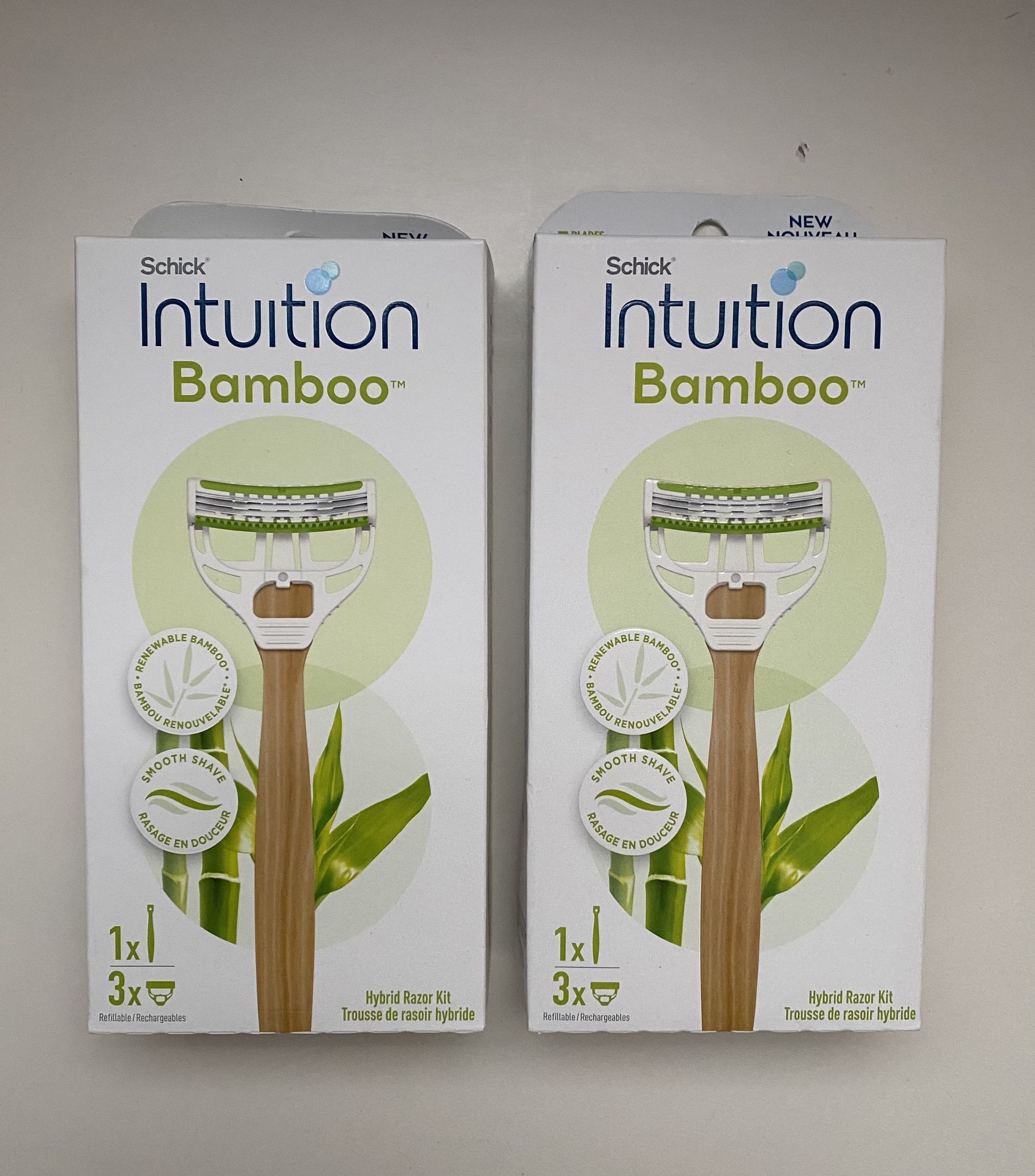 Schick Intuition bamboo razors