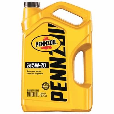 Brand New Pennzoil SAE 5W-20 Synthetic Blend Motor Oil