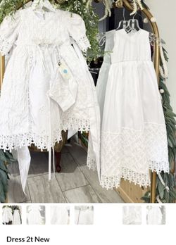 Bautizo -Todo Ocasión-baptism -All Occasions-size 2 New $75 -3peice