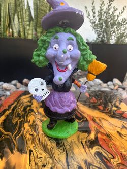 BOTH Halloween Frank & witch $30