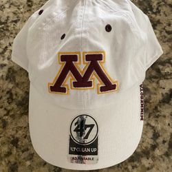 New (with tag) University of Minnesota “M” Hat, Adjustable 
