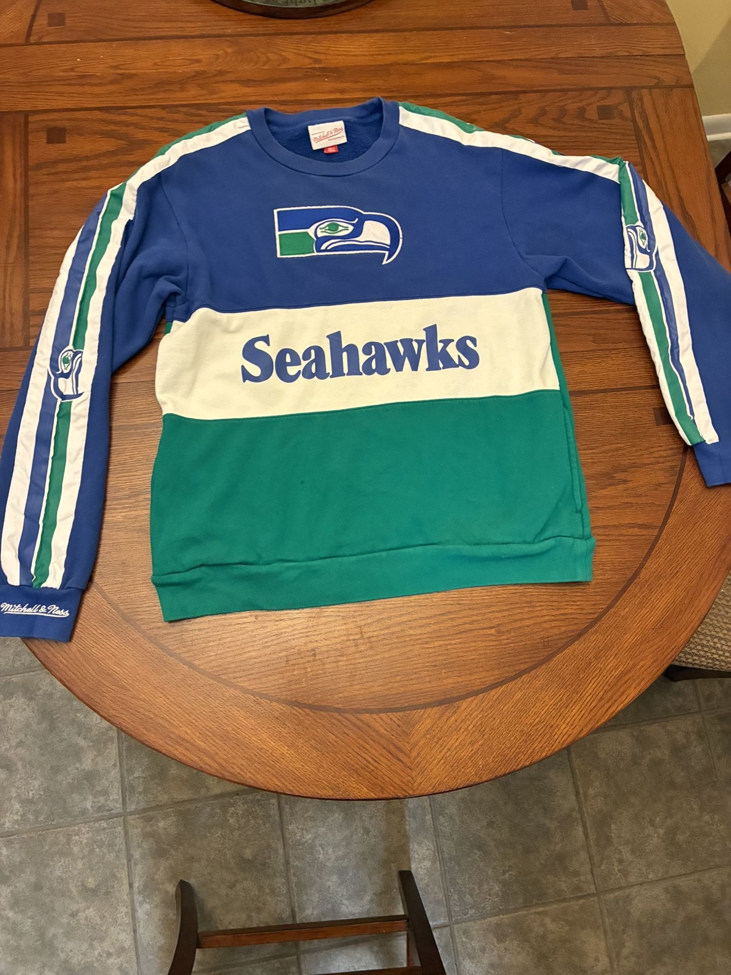 Seattle Seahawks Mitchell & Ness Vintage Sweater