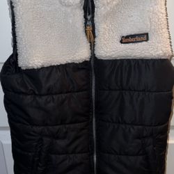 Timberland Sherpa Puffer Vest Size 5 Boys