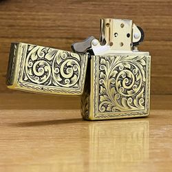 Brand New Custom Hand Engraved Zippo Lighter
