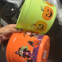 Halloween Buckets 