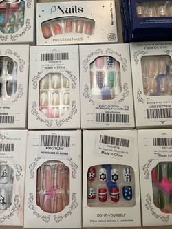 Press on nails $2 each