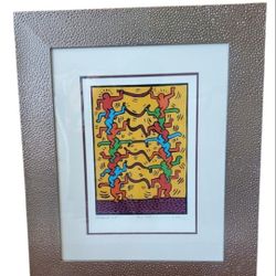 Keith Haring -  Signed Silkscreen With COA