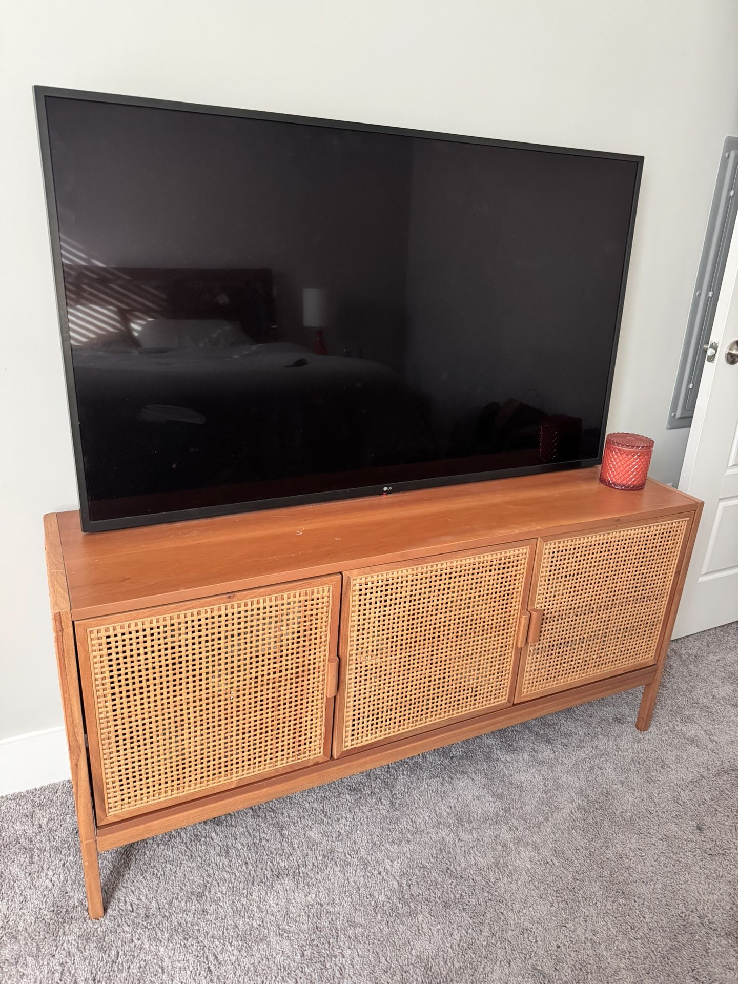 Rattan TV Stand & End Table