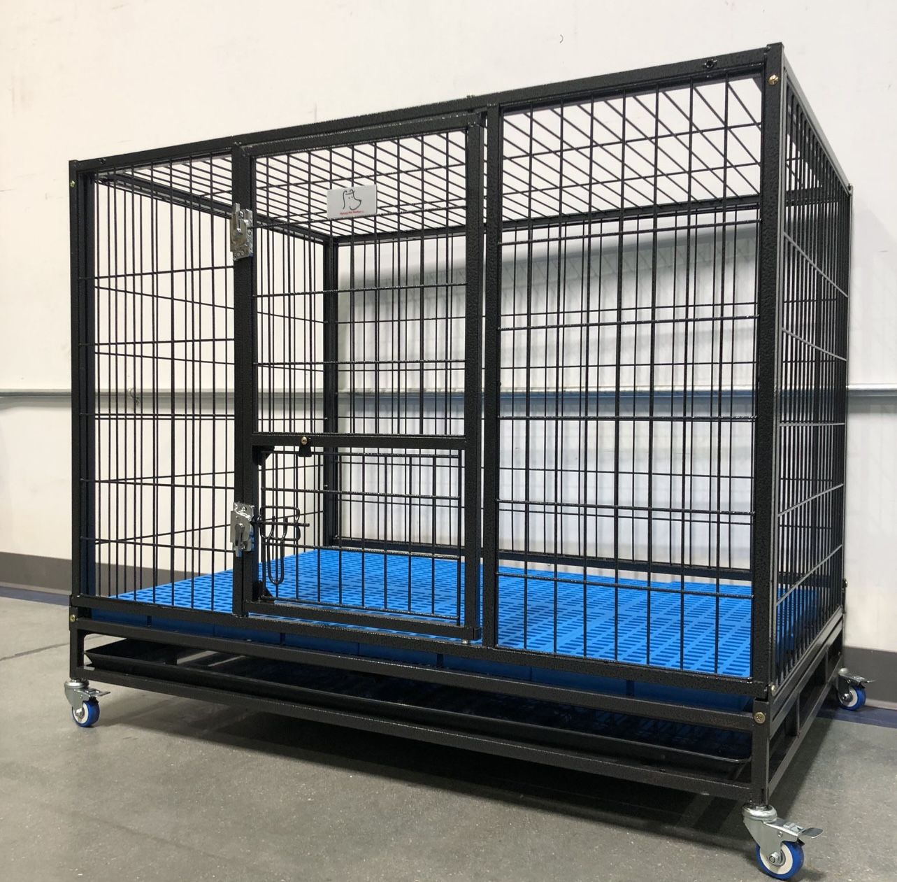 🆕Heavy Duty🆕🔵 Dog 🐶 Puppy Kennel Cage🐕‍🦺 With Blue Plastic Flooring🔵🐶🐕‍🦺🦴🦴🆕‼️
