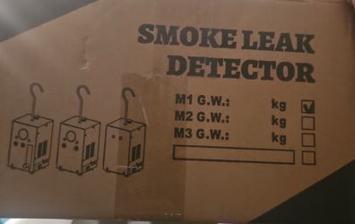 Smoke leak detector machine
