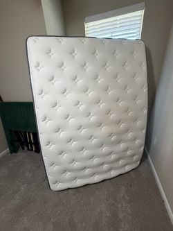 Queen size Bed with Bed frame and rails