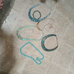 Beautiful Hand Painted Jewelry Lot