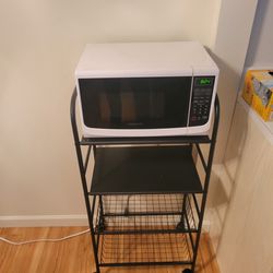 Microwave And Stand/Organizer 