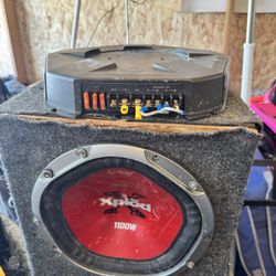 Sony Explode 1100 Watt And Amp