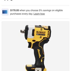 Brand New Dewalt 1/2 Impact  20-v Max Brushless $90