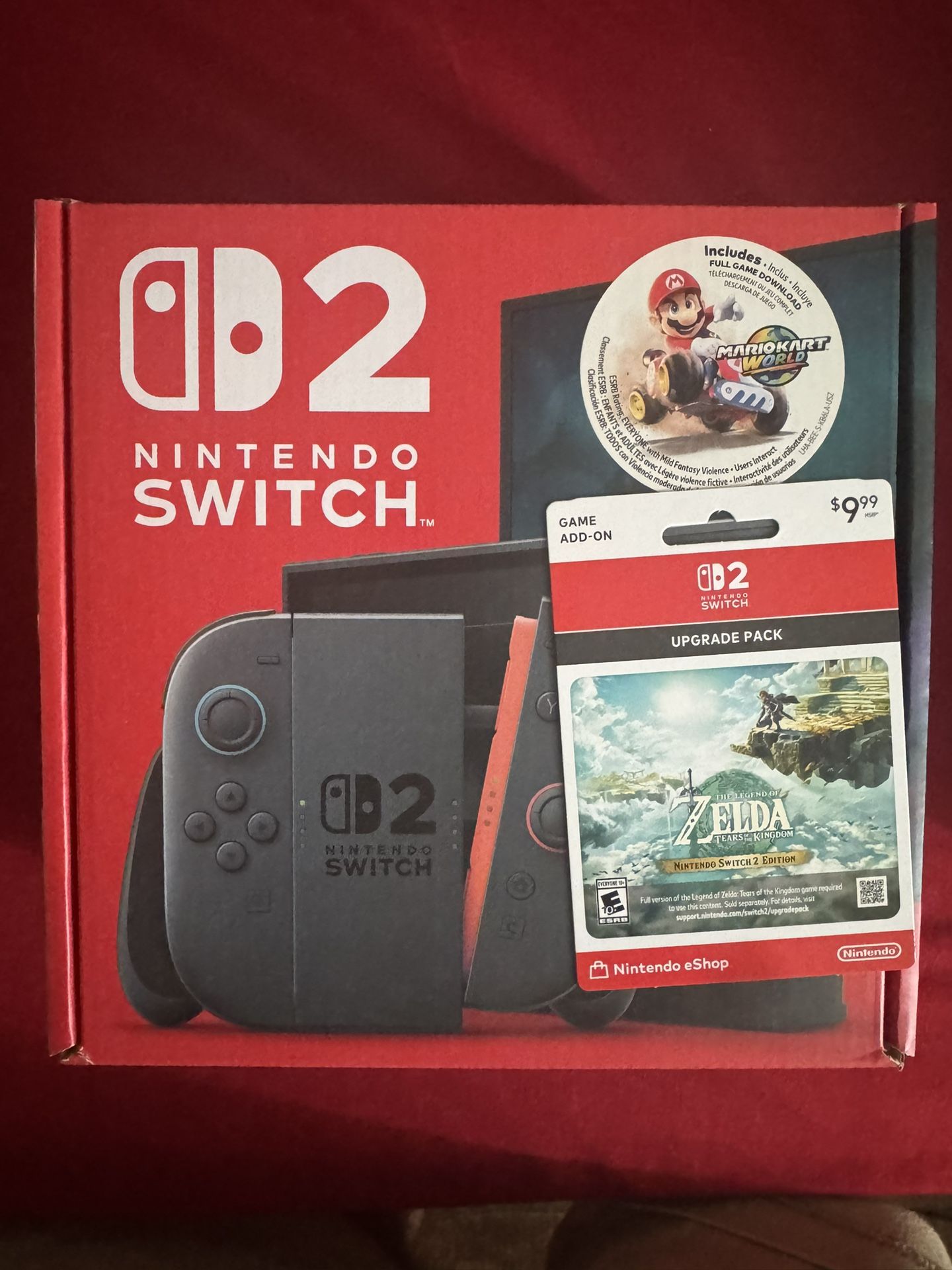 Nintendo Switch 2 + Kirby Deluxe, Metroid Prime, Pokemon 4