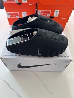 Nike Mind 001 Slide Black Chrome Size 7 Men