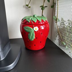 Ceramic Strawberry Jar