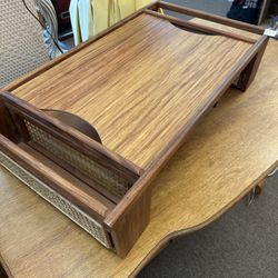 Teak Wood Bed Tray