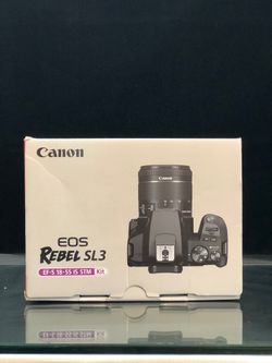 Canon EOS Rebel SL3 DSLR Camera with 18-55mm Lens (Black)