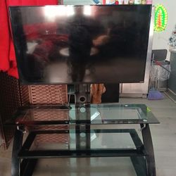 Tv Y Mueble D3 Vidrio