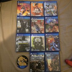 Ps4 Slim 500gb Plus 12 Games And 2 Remotes