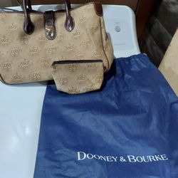 Dooney And Bourke Vintage Purse Wallet Combo