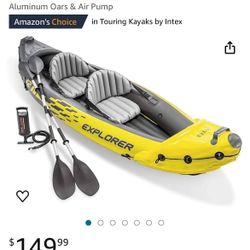 Inflatable 2 Person Kayak 